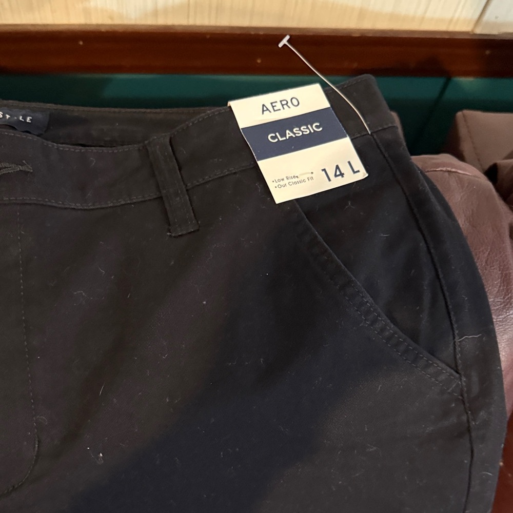 Aero Classic Black Pants 14 long - Picture 2 of 7